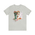 Greecian Goddess in Watercolor - Short Sleeve Tee Silver